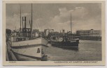 AK Husum Aussenhafen mit Dampfer Nordstrand 1925