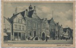 AK Husum Markt mit Rathaus 1920