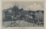 AK Husum Wochenmarkt Markt viele Menschen 1910