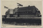 AK Husum Theodor-Storm-Jugendherberge mit Fahnen Feldpost 1940 RAR