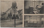 AK Delmenhorst Bahnhofstrasse 23 Geschäftshaus D. Harms Manufaktur- und Aussteuer-Geschäft Betten und Federreinigung 1920 RAR