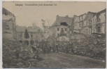 AK Longwy Französisches jetzt deutsches Tor Kanone Meurthe-et-Moselle Frankreich 1.WK Feldpost 1915