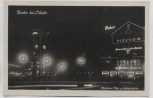 AK Foto Berlin-Tiergarten bei Nacht Potsdamer Platz m. Verkehrsturm m. Pschorr-Haus 1935