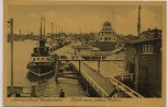 AK Nordseebad Cuxhaven Blick zum alten Hafen 1935
