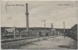 AK Gruss aus Weferlingen Kaliwerk Walbeck mit Bahngleis b. Oebisfelde 1910 RAR