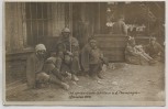 AK Foto 1. WK Gef. afrikanische Schützen a. d. Champagne-Offensive Feldpost 1917