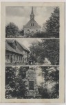 AK Gruß aus Garßen Kirche Dorfstraße Gedenkstein b. Celle 1952 RAR