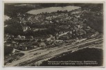 AK Foto Fürstenberg in Mecklenburg Fliegeraufnahme mit Schwedt- und Bahlensee Bahngleis Havel 1935