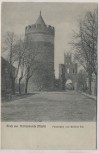 AK Gruß aus Mittenwalde Mark Pulverturm und Berliner Tor 1920