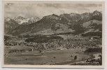 AK Foto Sonthofen im Allgäu Ortsansicht mit Kaserne 1950