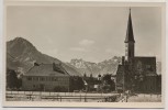 AK Foto Sonthofen im Allgäu Blick auf Kirche 1950