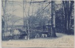 AK Weimar Naturbrücke im Park 1899