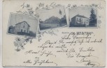 AK Gruß aus Drulingen Schulhaus Mühlberg Bas-Rhin Elsass Frankreich 1898 RAR