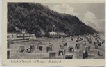 AK Ostseebad Ückeritz auf Usedom Badestrand mit Fahnen 1935
