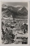 AK Foto Garmisch-Partenkirchen Ortsansicht im Winter 1940