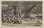 AK Foto Wintersportplatz Oberstdorf Ortsansicht 1940