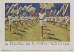 Künstler-AK Köln 14. Deutsches Turnfest Freiübungen im Stadion 1928