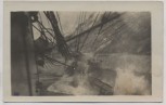 AK Foto S.S. Galicia im Sturm durch die Biskay bei Windstärke 12 1930