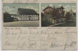 AK Gruss aus Mulda Egg's Gasthof Schweizerhaus Kirche Sachsen 1905 RAR