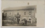 AK Foto Pfäfflingen Hausansicht mit Menschen b. Nördlingen 1910 RAR
