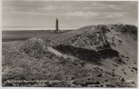 AK Foto Nordseebad Wenningstedt a. Sylt Leuchtturm u. Düne 1933