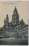 AK Mainz Leichhof mit dem Dom Brunnen 1910