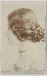 VERKAUFT !!!   AK Frau mit Kette Seitenansicht 1905