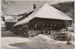 AK Foto Todtmoos Hotel Altes Schwarzwaldhaus im Winter Schwarzwald 1960