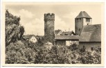VERKAUFT !!!   AK Ladenburg / Neckar Blick zum Hexenturm und Martinstor 1940