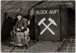 AK Foto Berchtesgaden Salzbergwerk Ausfahrt Glück auf 1960