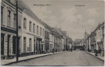 AK Rheinberg Orsoyerstraße mit Geschäften 1919 RAR
