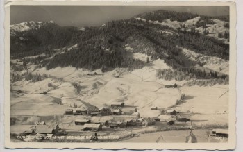 VERKAUFT !!! AK Foto Gunzesried im Allgäu Ortsansicht mit Steineberg und Mittag im Winter b. Blaichach 1938 VERKAUFT !!! AK Foto Gunzesried im Allgäu Ortsansicht mit Steineberg und Mittag im Winter b. Blaichach 1938