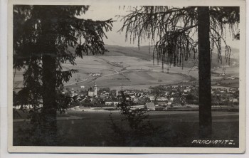 AK Foto Prachatitz Prachatice Ortsansicht Böhmen Tschechien 1935