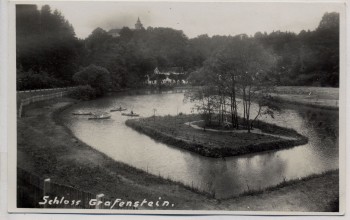 AK Foto Schloss Grafenstein Grabštejn b. Grottau Hrádek nad Nisou Böhmen Tschechien 1930