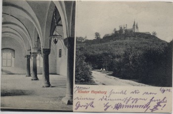 VERKAUFT !!!   AK Kloster Huysburg mit Bibliotheksaal b. Huy Dingelstedt 1906