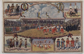 AK Markgröningen Schäferlauf Offizielle Postkarte 1910