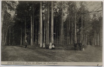 AK Ritter Toggenburg-Platz im Hagen bei Isenhagen Hankensbüttel 1907 RAR