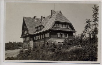 AK Foto Orličky Adlerdörfel Baude b. Ústí nad Orlicí Wildenschwert Mähren Tschechien 1930