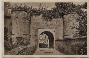 AK Alzey Altes Schloßtor 1927