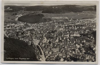 AK Foto Tailfingen vom Flugzeug aus Ortsansicht 1932