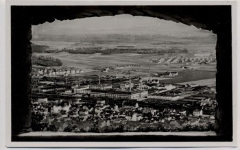 VERKAUFT !!!   AK Foto Singen (Hohentwiel) Blick auf die MAGGI-Werke 1930