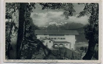 VERKAUFT !!!   AK Haus Wachenfeld am Obersalzberg b. Berchtesgaden 1935