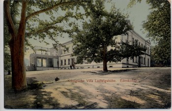 VERKAUFT !!!   AK Edenkoben Königliche Villa Ludwigshöhe 1910