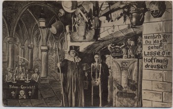 AK Dresden Josephus Linke Bauern-Schänke Kreuzstraße 11 Katakomben 1910