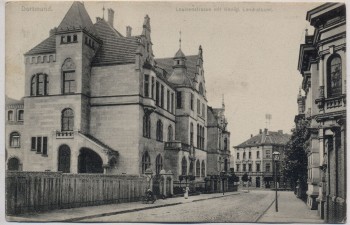 VERKAUFT !!!   AK Dortmund Louisenstrasse mit Königl. Landratsamt 1905 RAR