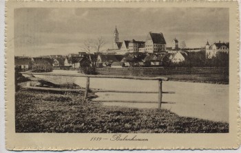 AK Babenhausen (Schwaben) Ortsansicht 1889