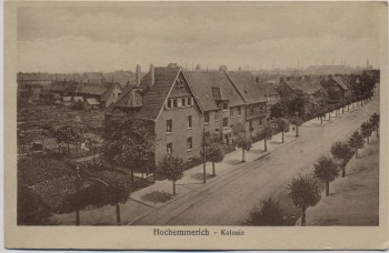 AK Hochemmerich Kolonie Duisburg 1921