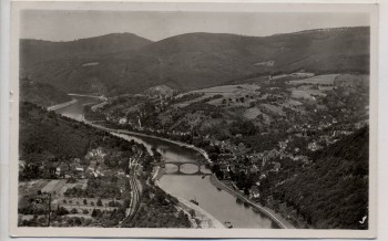 VERKAUFT !!!   AK Foto Blick auf Schlierbach Aue und Ziegelhausen bei Heidelberg 1938