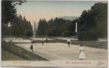 AK Bad Langenschwalbach Schwalbach Lawn Tennis Platz 1904 RAR