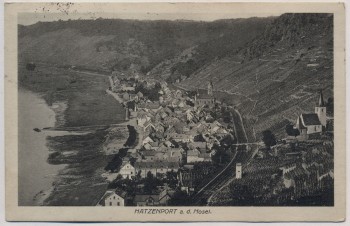 AK Hatzenport an der Mosel Ortsansicht 1922